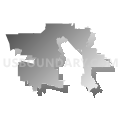 Congressional District 27, California (Gray Gradient Fill with Shadow)