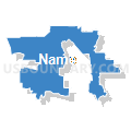 Congressional District 27, California (Solid Fill with Shadow)