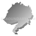 Congressional District 11, New Jersey (Gray Gradient Fill with Shadow)