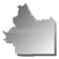 Congressional District 2, Idaho (Gray Gradient Fill with Shadow)