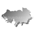 Congressional District 26, California (Gray Gradient Fill with Shadow)