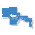 Congressional District 6, Minnesota (Solid Fill with Shadow)