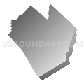 Cumberland County, New Jersey (Gray Gradient Fill with Shadow)
