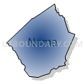 Johnston County, North Carolina (Radial Fill with Shadow)