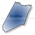 Nash County, North Carolina (Radial Fill with Shadow)