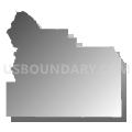 Yakima County, Washington (Gray Gradient Fill with Shadow)