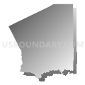 Niagara County, New York (Gray Gradient Fill with Shadow)