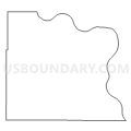 Dakota County, Nebraska (Light Gray Border)