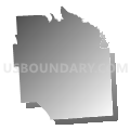 Onondaga County, New York (Gray Gradient Fill with Shadow)
