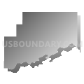 McIntosh County, Oklahoma (Gray Gradient Fill with Shadow)