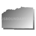 Washington County, Illinois (Gray Gradient Fill with Shadow)