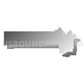 Juab County, Utah (Gray Gradient Fill with Shadow)