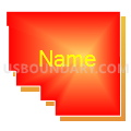 Sheridan County, Montana (Bright Blending Fill with Shadow)
