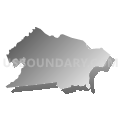 Union County, New Jersey (Gray Gradient Fill with Shadow)