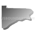 Switzerland County, Indiana (Gray Gradient Fill with Shadow)