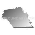 Macon County, North Carolina (Gray Gradient Fill with Shadow)