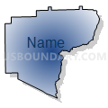 Loachapoka-Roxana CCD, Lee County, Alabama (Radial Fill with Shadow)