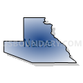 Nogales CCD, Santa Cruz County, Arizona (Radial Fill with Shadow)