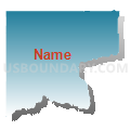 Buckeye CCD, Maricopa County, Arizona (Blue Gradient Fill with Shadow)