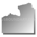 Gila Bend CCD, Maricopa County, Arizona (Gray Gradient Fill with Shadow)