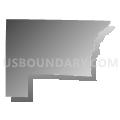 Bearhouse township, Ashley County, Arkansas (Gray Gradient Fill with Shadow)