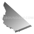 North Mono CCD, Mono County, California (Gray Gradient Fill with Shadow)