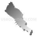 Llagas-Uvas CCD, Santa Clara County, California (Gray Gradient Fill with Shadow)