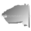East Yuba-Beale AFB CCD, Yuba County, California (Gray Gradient Fill with Shadow)