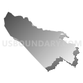 San Juan Bautista CCD, San Benito County, California (Gray Gradient Fill with Shadow)