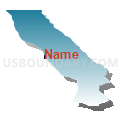 North Coast CCD, San Luis Obispo County, California (Blue Gradient Fill with Shadow)
