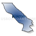 North Coast CCD, San Luis Obispo County, California (Radial Fill with Shadow)