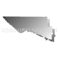 Paso Robles CCD, San Luis Obispo County, California (Gray Gradient Fill with Shadow)