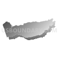 South El Dorado CCD, El Dorado County, California (Gray Gradient Fill with Shadow)