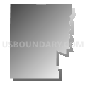 Elizabeth CCD, Elbert County, Colorado (Gray Gradient Fill with Shadow)