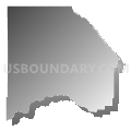 Weldona CCD, Morgan County, Colorado (Gray Gradient Fill with Shadow)