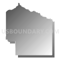 Monte Vista CCD, Rio Grande County, Colorado (Gray Gradient Fill with Shadow)