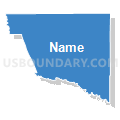 Northeast Pueblo CCD, Pueblo County, Colorado (Solid Fill with Shadow)