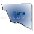 Northeast Pueblo CCD, Pueblo County, Colorado (Radial Fill with Shadow)
