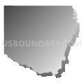 Pueblo West CCD, Pueblo County, Colorado (Gray Gradient Fill with Shadow)