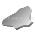 Essex town, Middlesex County, Connecticut (Gray Gradient Fill with Shadow)