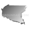 Redbay CCD, Walton County, Florida (Gray Gradient Fill with Shadow)