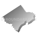 Bogart CCD, Oconee County, Georgia (Gray Gradient Fill with Shadow)