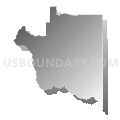 Victor CCD, Teton County, Idaho (Gray Gradient Fill with Shadow)