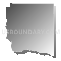Wendell CCD, Gooding County, Idaho (Gray Gradient Fill with Shadow)