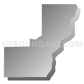 Cobden District 2 precinct, Union County, Illinois (Gray Gradient Fill with Shadow)