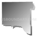 Jonesboro District 3 precinct, Union County, Illinois (Gray Gradient Fill with Shadow)