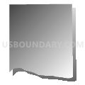 Hall township, Bureau County, Illinois (Gray Gradient Fill with Shadow)