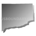 Zuma township, Rock Island County, Illinois (Gray Gradient Fill with Shadow)