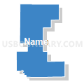 Literberry precinct, Morgan County, Illinois (Solid Fill with Shadow)