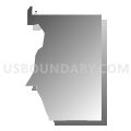 Vienna No. 2 precinct, Johnson County, Illinois (Gray Gradient Fill with Shadow)